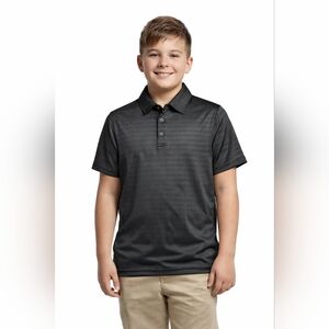 Nautica Boys School Uniform Polo – Black | M (10/12) Husky | NWT